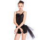 Black Swan Feather Jazz Dance Costume 2 Pieces