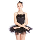 Black Feather Swan Ballet Tutu Dress