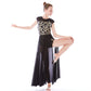 Matte Gold Sequin Lyrical Dance Dress