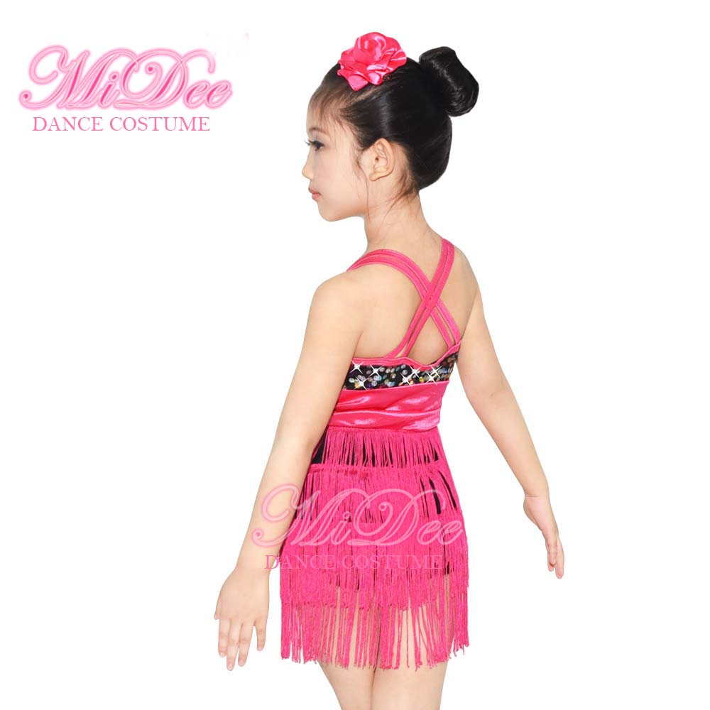 Colorful Sequin Tassels Dance Dress