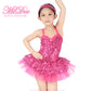 Two Tone Sequined Ballet Dance Dress