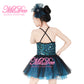 Polka Dot Over Blue Tulle Dress