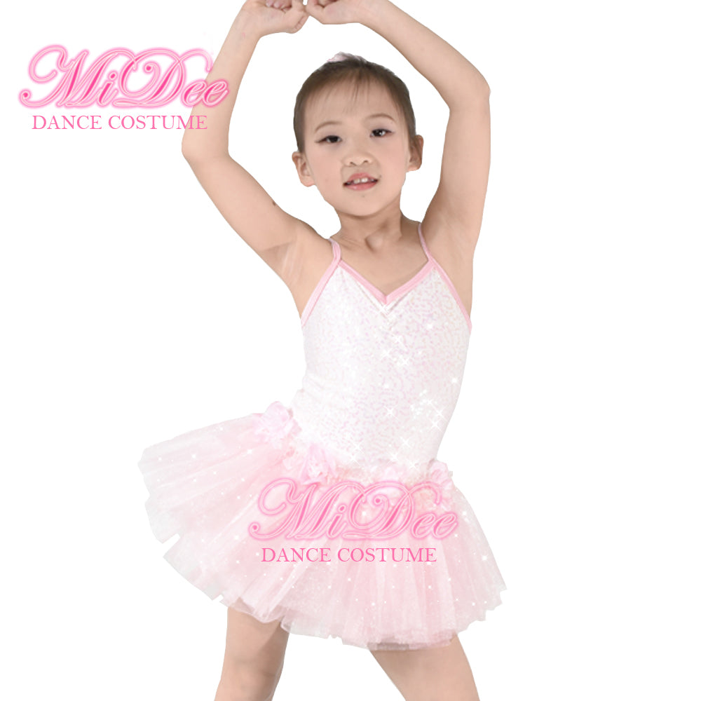 Pink Flower Ballet Tutu Dress
