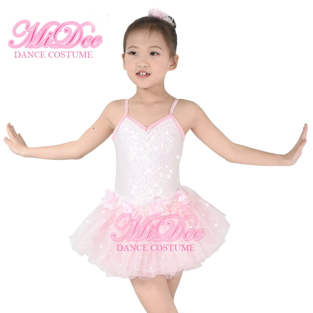 Pink Flower Ballet Tutu Dress