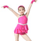 Silver Dot Jazz Dance Leotards Dress