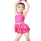 Silver Dot Jazz Dance Leotards Dress