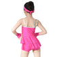 Silver Dot Jazz Dance Leotards Dress