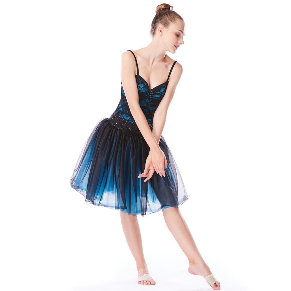blue tutu dress Royal Blue Princess Tutu Dress - Sparkle Dot Tulle - Flower Bodice - Full 3 Layer Skirt