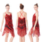 Sequin Tassels Latin Dance Dresses