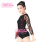 Red Lace Sequin Jazz Dance Wear