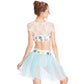 Lace Flower Sequin Lyrical 2 Piece Outfit