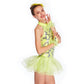 Yellow Strapless A Neck Tutu Dress