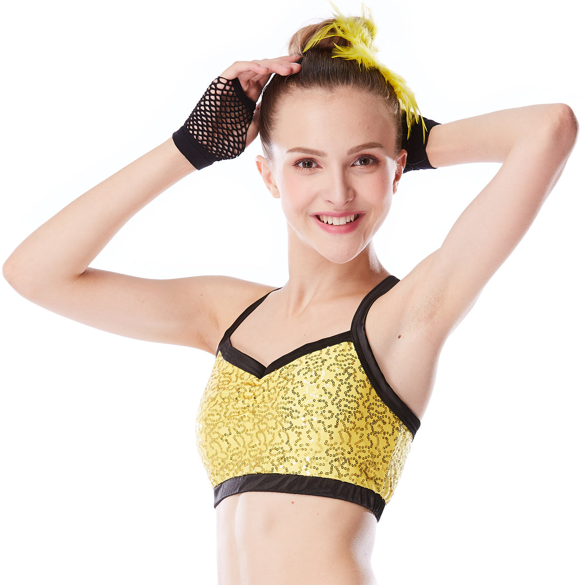 Sequin Crop Top Bras Girl Kids Belly Jazz Hip Hop Dance Wear Contemporary  Lyrical Bottomed Bras Modern Ballet Dance Competiton Performance Costume –  MiDee Dance Costume