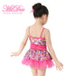 Pink Colorful Sequin Dance Dress Outfit