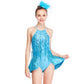 Blue Sequined Tassels Dress