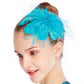 Feather Flower Hair Clip