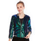 Gradient Green Jacket Coat Top