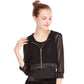 Fishnet Hip Hop Crop Coat Top