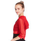 Fishnet Hip Hop Crop Coat Top