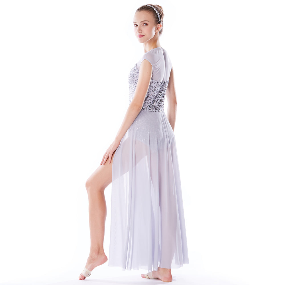 Elegant Sequin Lyrical Dress