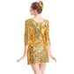 Fully Sequined Jazz Dress