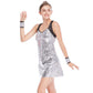Glod Sequins Jazz Dress