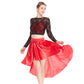Lace Sequined Long-Sleeves Dance Dress Outfits
