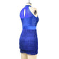 Sequin Tassesl Latin Dance Dress