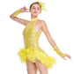 Sequins Feather Dance Dress