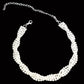 Double Rows Rhinestone Spiral Choker