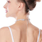 Double Rows Rhinestone Spiral Choker