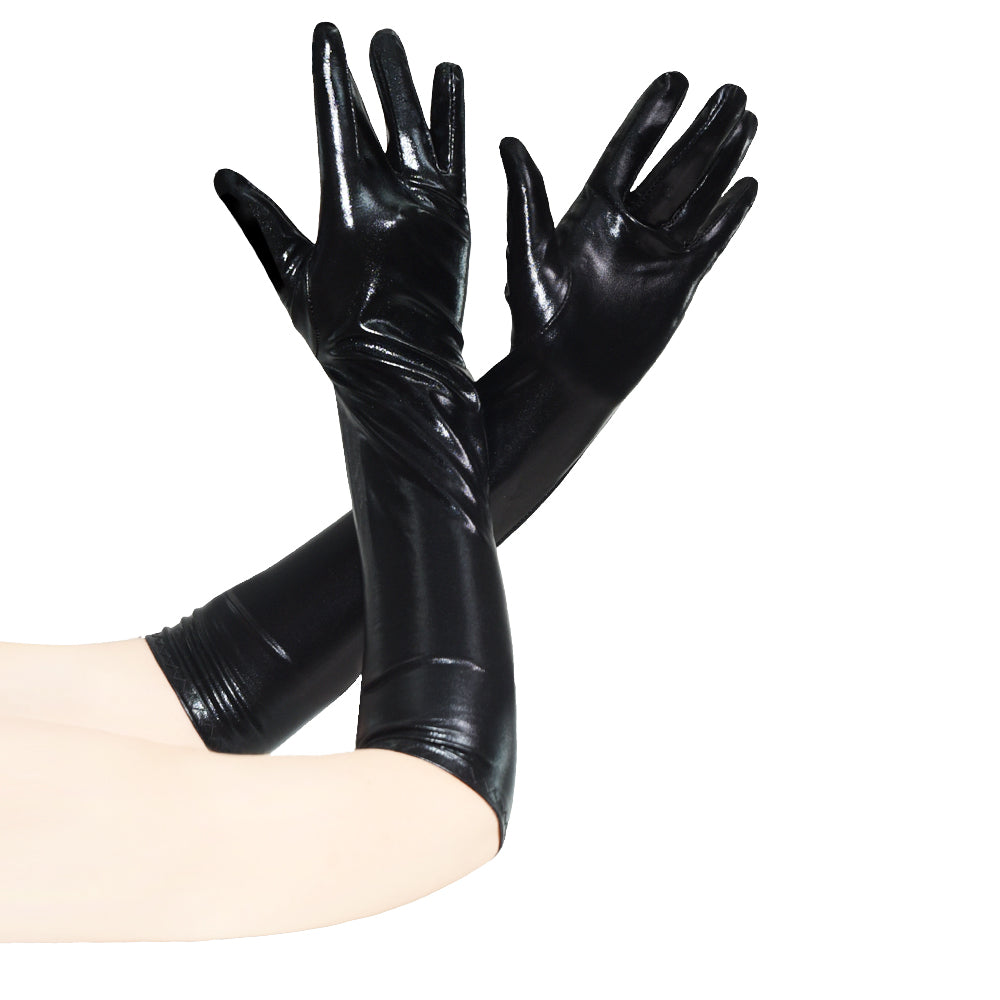 Foiled Full Fingers Gloves Length