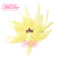 Round Feather Flower Hair Clip Headpieces