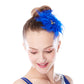 Round Feather Flower Hair Clip Headpieces