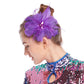 Feather Flower Hair Clip