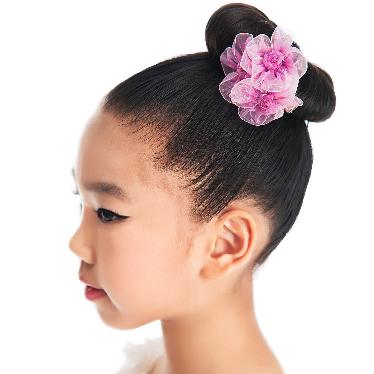 Pink Flower Hair Clip