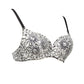 Sun Flower Rhinestone Hip-Hop Dance Bras