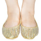 Sparkle Sequins Dance Shoes Foiled Leather