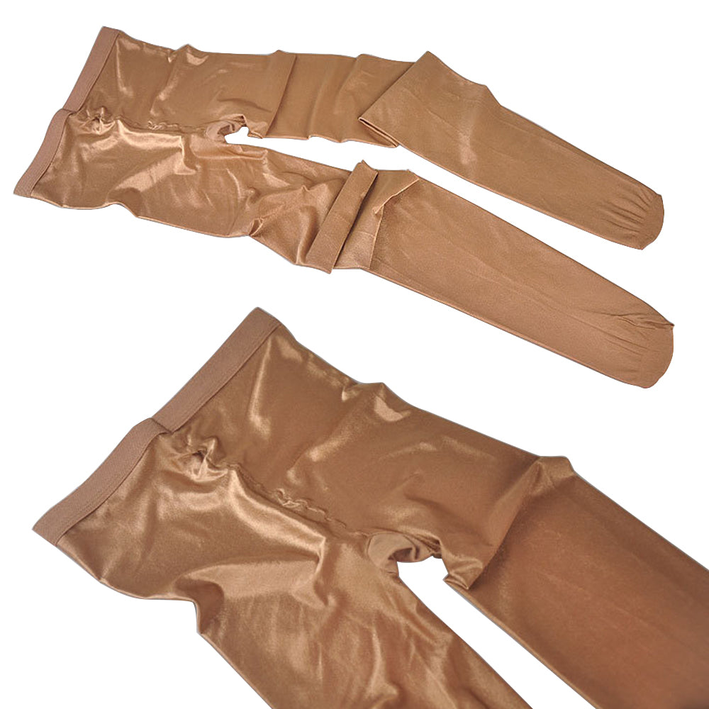 Glossiness Gold Foiled Dance Tights