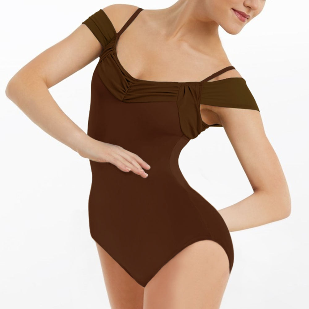 Camisole Drap Sleeves Ballet Leotard Dance Wear