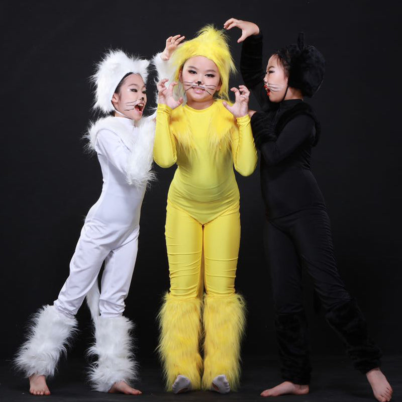Customized Character Animal Cats Performance Jumpsuit
