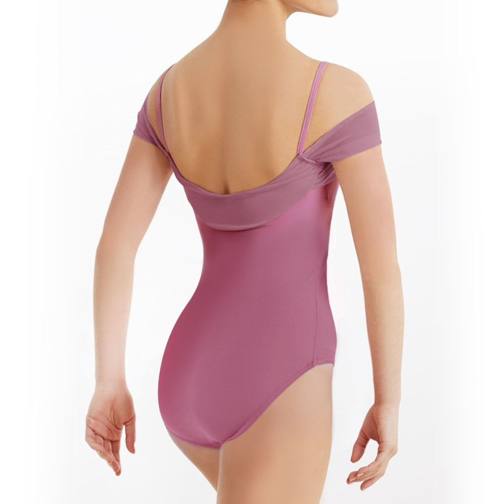 Camisole Drap Sleeves Ballet Leotard Dance Wear