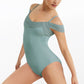 Camisole Drap Sleeves Ballet Leotard Dance Wear