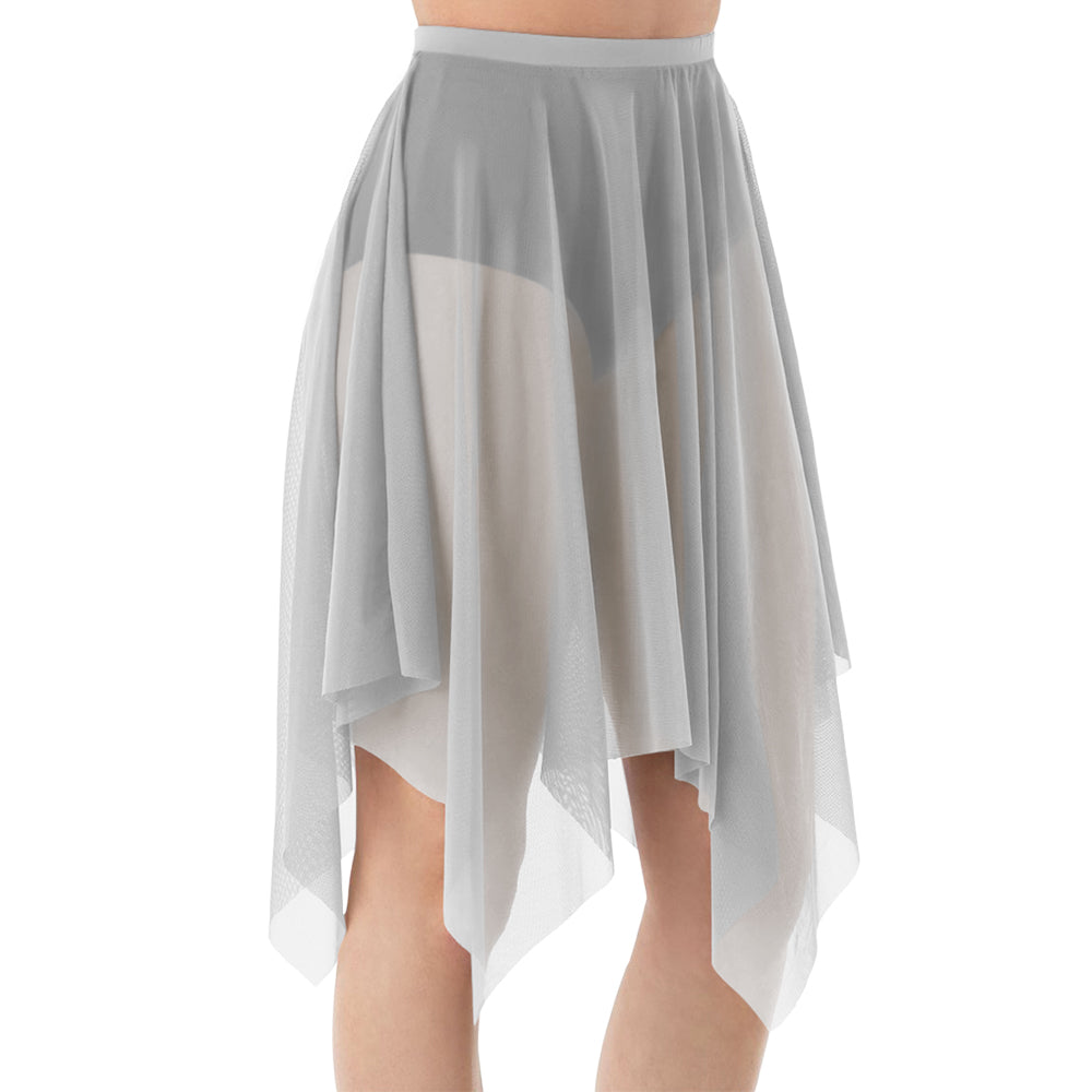 Geometric Skirt Ballet Training Square Mesh Skirt (Exclude Underwear & Leotards)