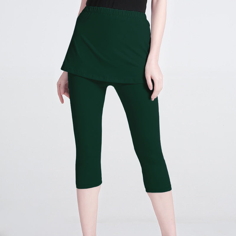 Cotton A-Line Skirt Pants Yoga Dance Wear