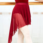 Hight Low Dance Mesh Skirt ( Elastic Waistband )