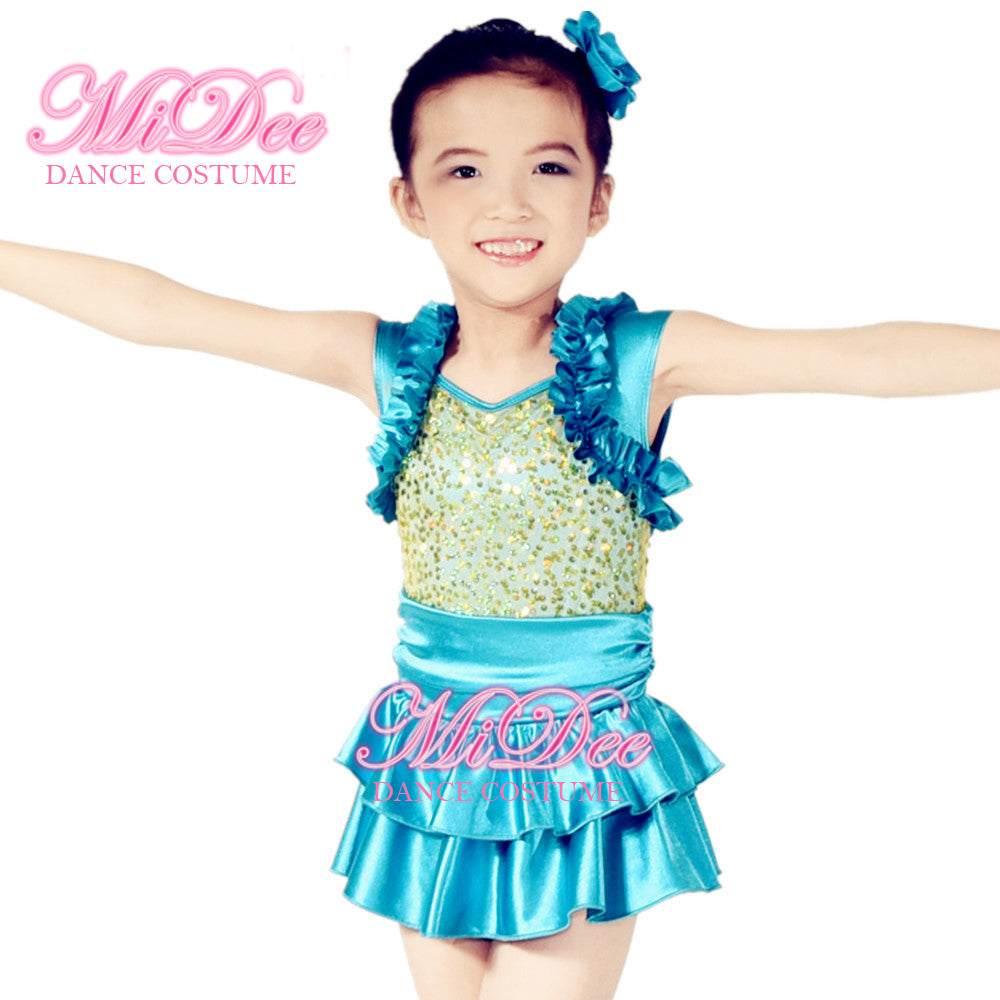Colorful Sequin Jazz Dance Fake Two-Piece Set Outfits Modern Hip Hop Street  Stage Dance Costume Contemporary Lyrical Competition Performance Girls Kid  Party Dresses – MiDee Dance Costume