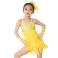 Colorful Sequin Tassels Dance Dress