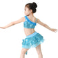 Girls Lovely Sequins Dance  2 Pcs Outfits