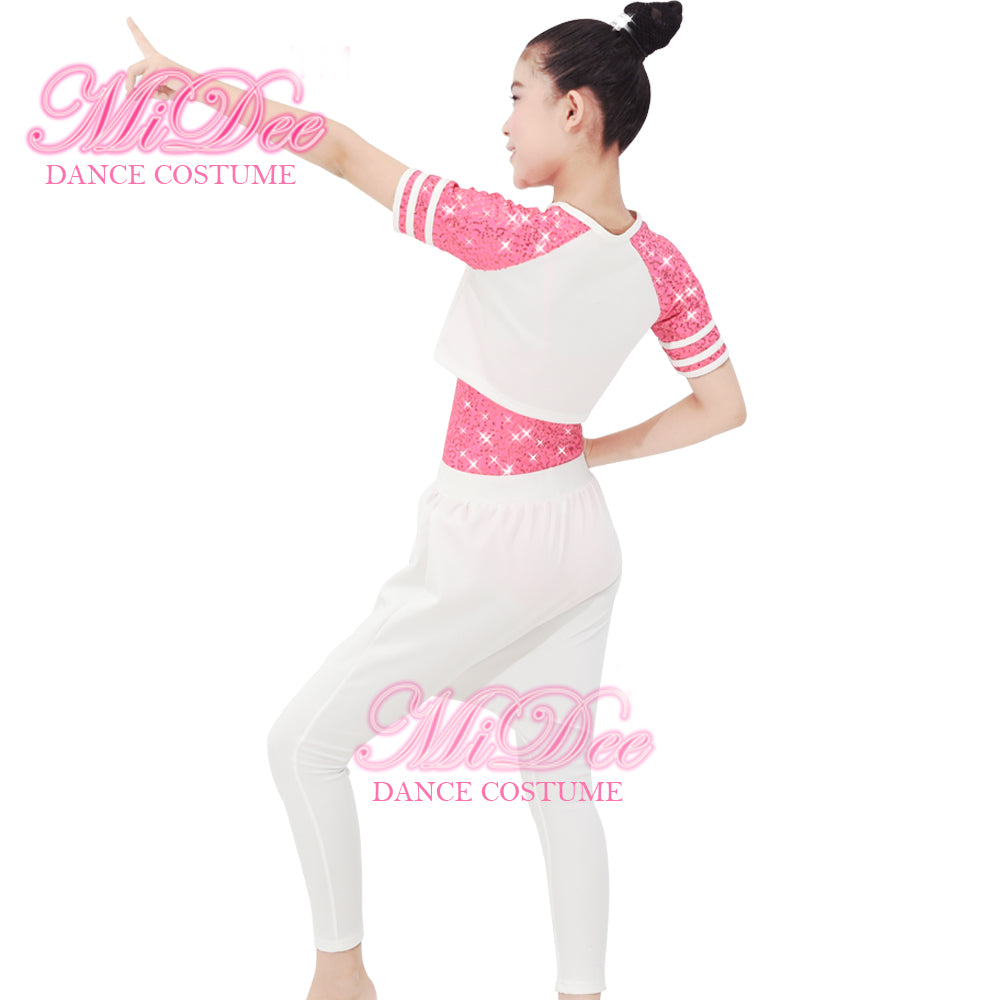 Pink Hip Hop Three Pieces Outfits